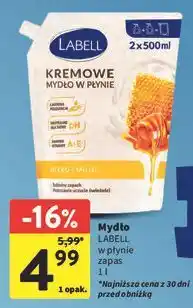 Intermarche Kremowe mydło w płynie mleko i miód Labell oferta