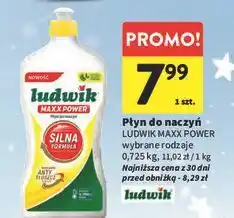 Intermarche Płyn do mycia naczyń lemon Ludwik Maxx Power oferta
