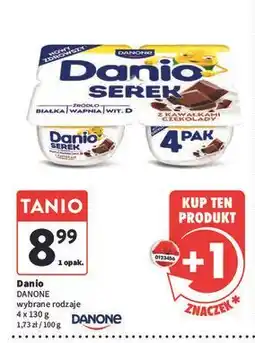 Intermarche Serek z kawałkami czekolady Danone Danio oferta