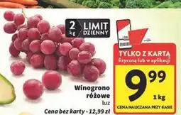 Intermarche Winogrona różowe oferta