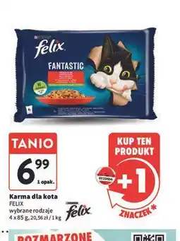 Intermarche Karma dla kota wołowina i kurczak Purina Felix Fantastic oferta