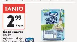 Intermarche Śledzik na raz z cebulką Lisner Na Raz oferta