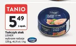 Intermarche Tuńczyk stek z kroplą sosu własnego Lisner oferta