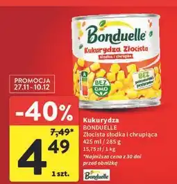 Intermarche Kukurydza złocista Bonduelle oferta