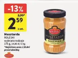 Intermarche Musztarda delikatesowa sarepska Roleski oferta