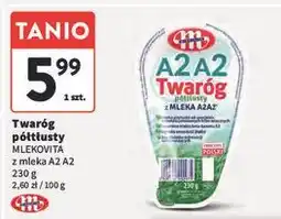 Intermarche Twaróg półtłusty z mleka a2a2 Mlekovita oferta