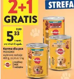 Intermarche Karma dla psa z kurczakiem w galaretce Pedigree Junior oferta