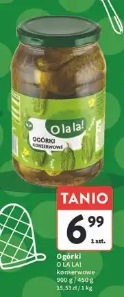 Intermarche Ogórki konserwowe Intermarche O La La! oferta