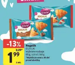 Intermarche Rogalik truskawkowy Intermarche O La La! oferta
