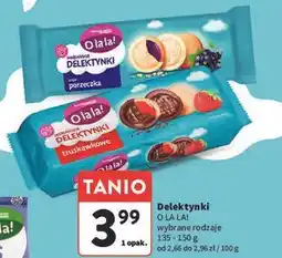 Intermarche Ciastka delektynki truskawkowe Intermarche O La La! oferta