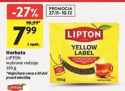 Intermarche Herbata granulowana Lipton Yellow Label Tea oferta