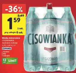 Intermarche Woda niegazowana Cisowianka oferta