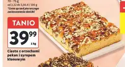 Intermarche Ciasto z orzechami pekan i syropem klonowym oferta