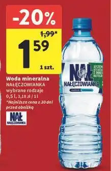 Intermarche Woda niegazowana Nałęczowianka oferta