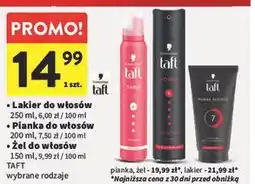 Intermarche Żel do włosów mega strong Taft Power oferta