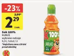 Intermarche Sok jabłkowy Kubuś 100% oferta
