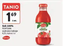 Intermarche Sok 100% pomidor Fortuna oferta