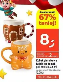 Dealz Kubek piernikowy ludzik 395 ml oferta