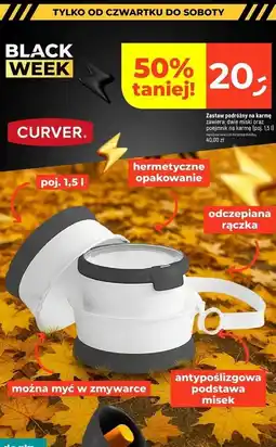Dealz Zestaw podróżny dla psa 1.5 l Curver oferta