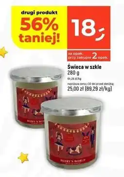 Dealz Świeca w szkle oferta
