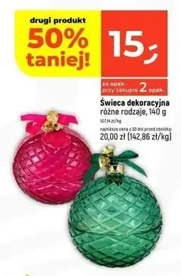 Dealz Świeca dekoracyjna oferta