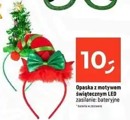 Dealz Opaska do włosów z motywem świątecznym led oferta