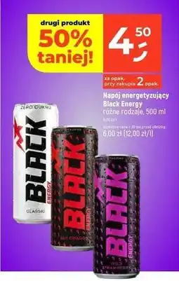 Dealz Napój energetyczny ultra wild strawberry Black Energy oferta