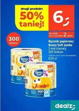 Dealz Ręcznik papierowy jumbo Bunny Soft oferta