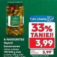 Kaufland Ogórki konserwowe z chilli K-Classic Favourites oferta