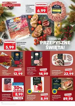 Kaufland Salami z truflami i parmezanem K-Classic Favourites oferta