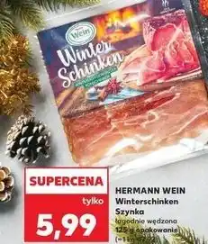 Kaufland Szynka łagonie wędzona w przyprawach winterschinken Wein oferta