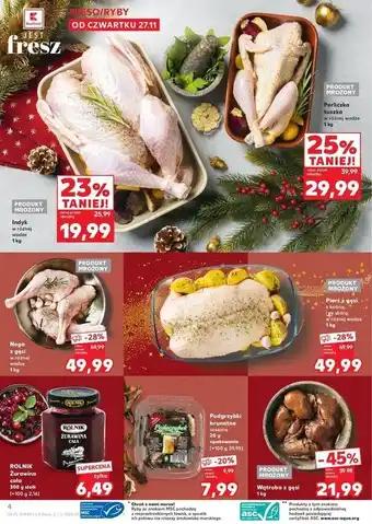 Kaufland Noga z gęsi oferta
