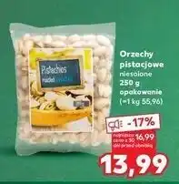 Kaufland Pistacje prażone niesolone K-Classic oferta