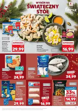 Kaufland Krewetki blanszowane 31-40 Abramczyk oferta