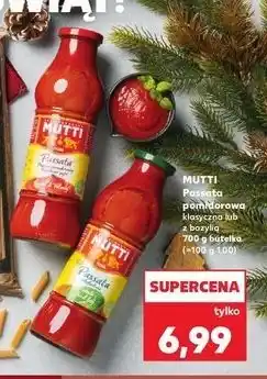 Kaufland Passata pomidorowa z bazylią Mutti oferta