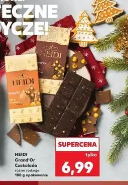 Kaufland Czekolada grand'or milk hazelnut Heidi oferta