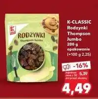 Kaufland Rodzynki jumbo K-Classic oferta