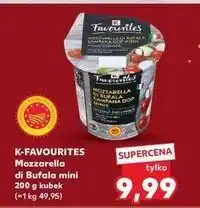 Kaufland Mozzarella di bufala mini K-Classic Favourites oferta