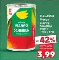 Kaufland Mango plastry K-Classic oferta