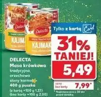 Kaufland Masa krówkowa kajmak orzechowa Delecta oferta
