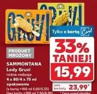 Kaufland Lody croccantino Sammontana Gruvi oferta