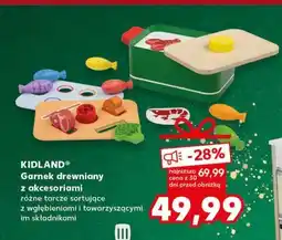 Kaufland Garnek drewniany z akcesoriami Kidland oferta