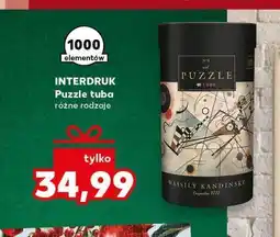 Kaufland Puzzle w tubie 1000el. Interdruk oferta