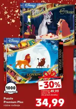 Kaufland Puzzle premium plus zakochany kundel 1000 el oferta