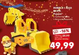 Kaufland Pojazd budowlany z figurką psi patrol rubble Spin Master oferta
