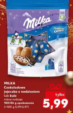 Kaufland Cukierki rounds bałwanek Milka Oreo oferta