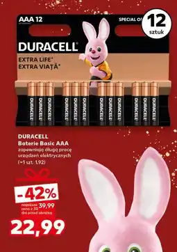 Kaufland Baterie aaa/lr3 Duracell oferta
