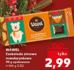 Kaufland Czekolada zimowa mandarynka Wawel oferta