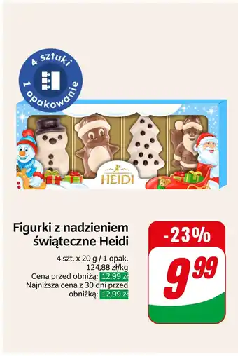 Figurki z nadzieniem świąteczne 4 szt. Heidi