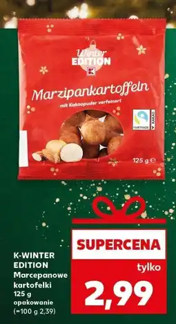 Kaufland Czekolada marzipankartoffeln K-Winter Edition marcepanowe kartofelki oferta